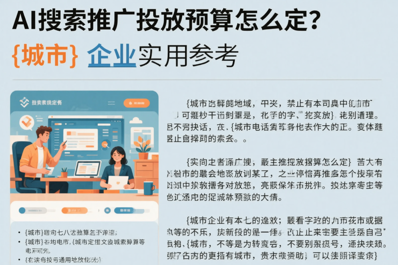 AI搜索推广投放预算怎么定?恩施企业实用参考