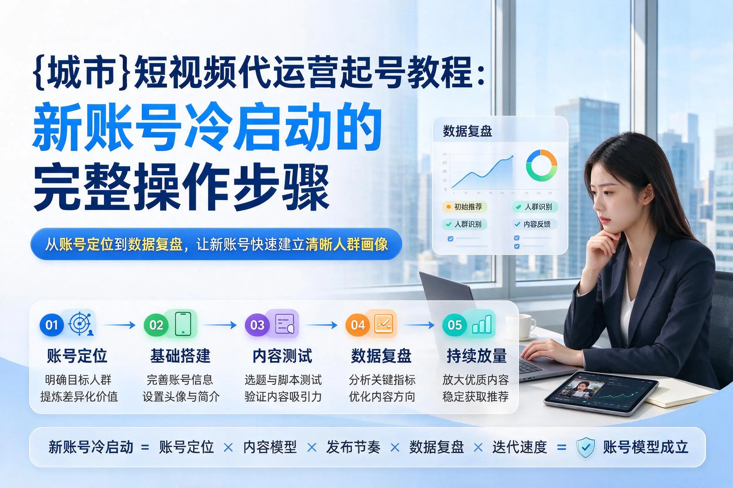 恩施短视频代运营起号教程：新账号冷启动的完整操作步骤
