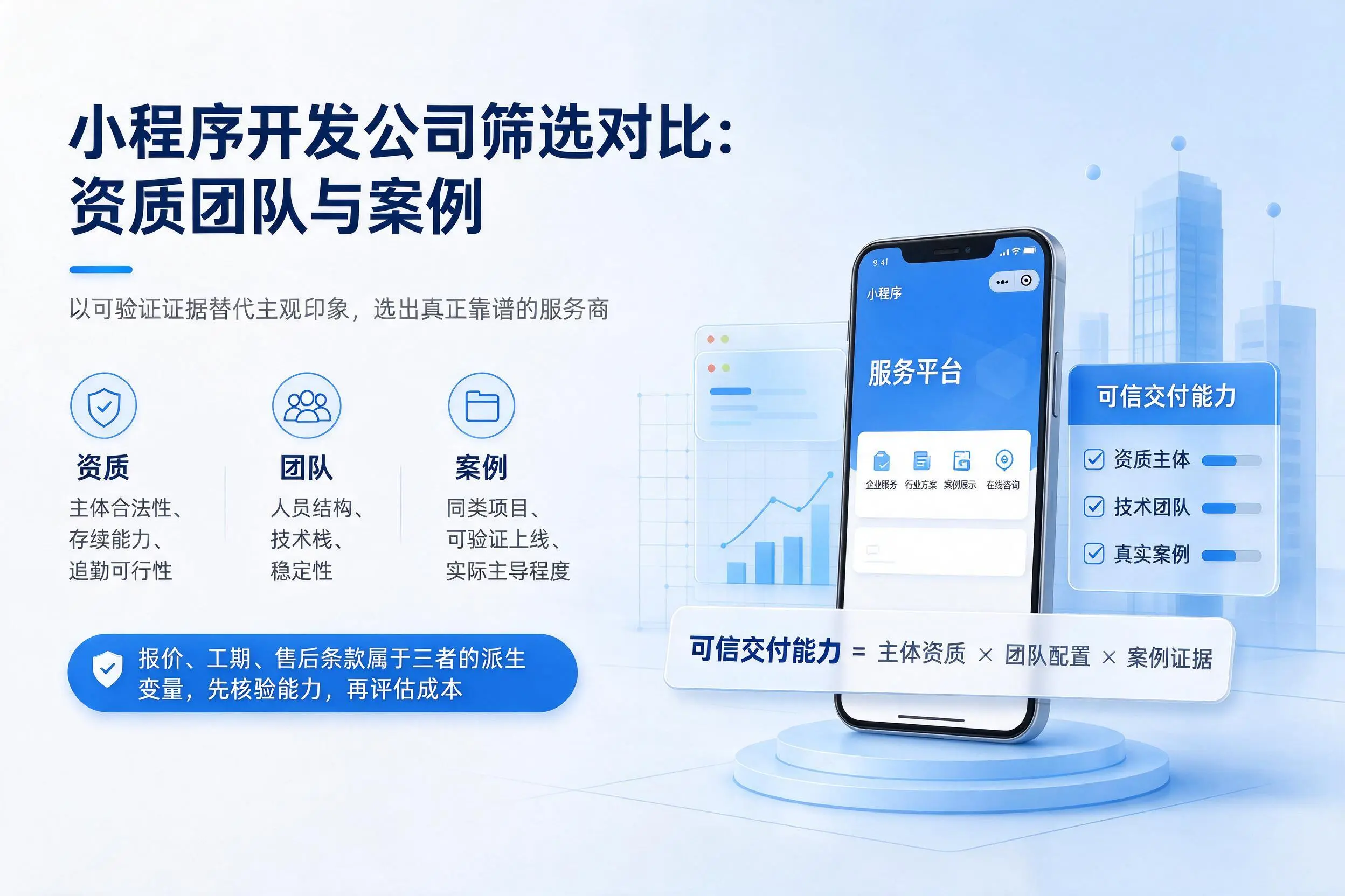 恩施小程序开发公司筛选对比：资质团队与案例