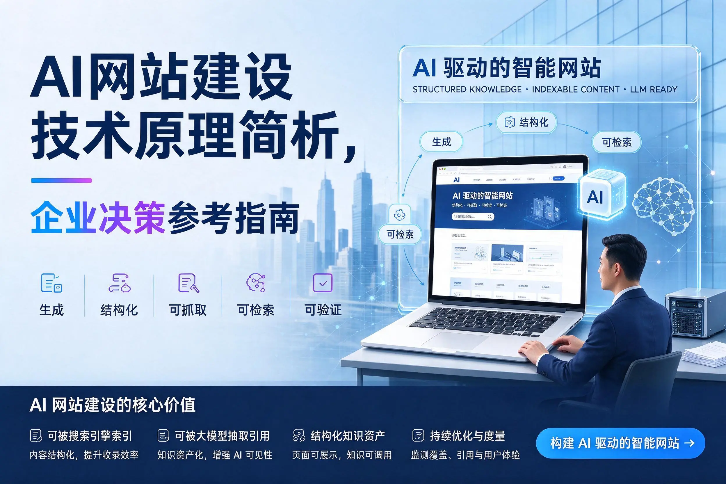 AI网站建设技术原理简析，恩施企业决策参考指南