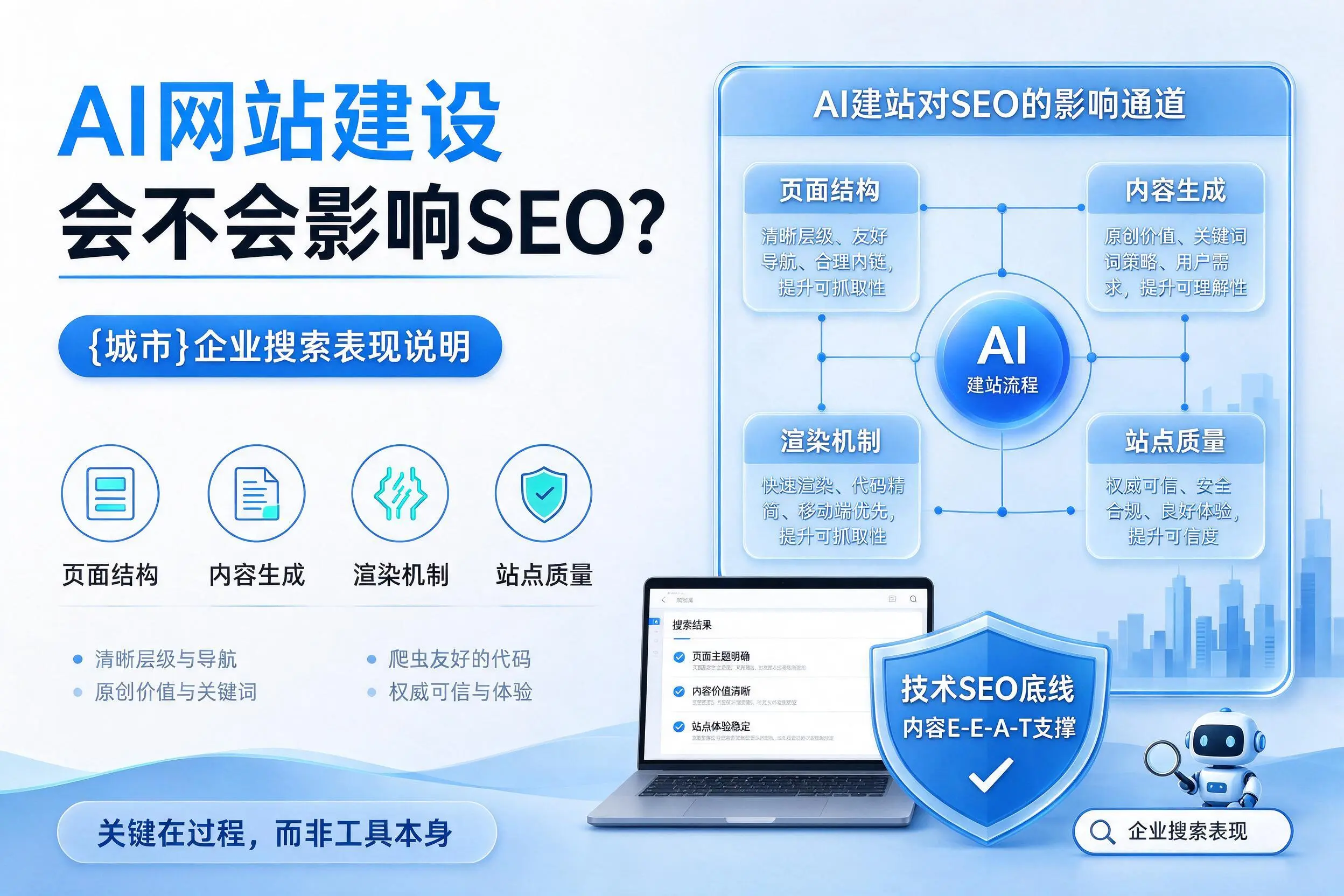 AI网站建设会不会影响SEO？恩施企业搜索表现说明
