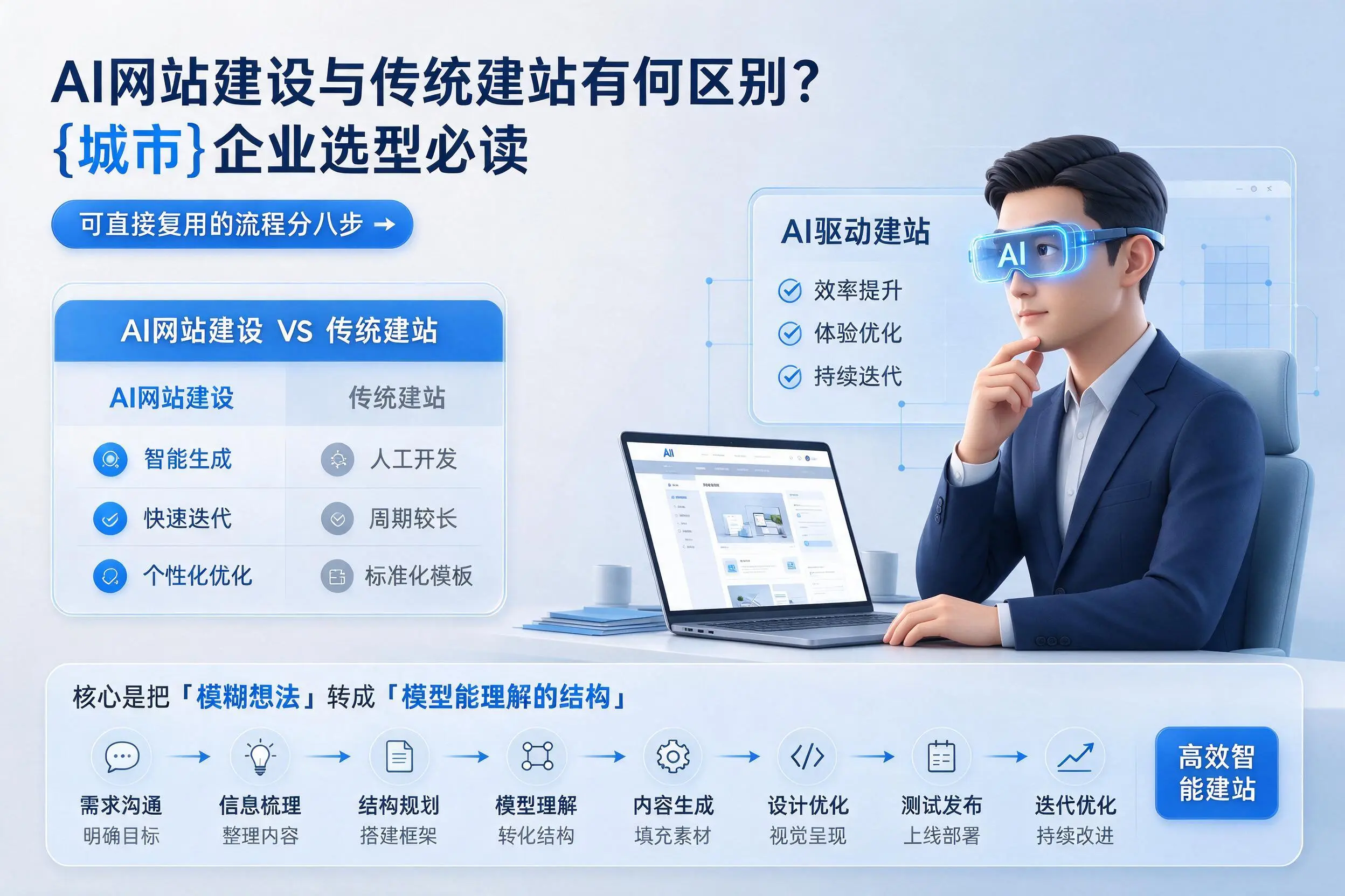 AI网站建设与传统建站有何区别？恩施企业选型必读