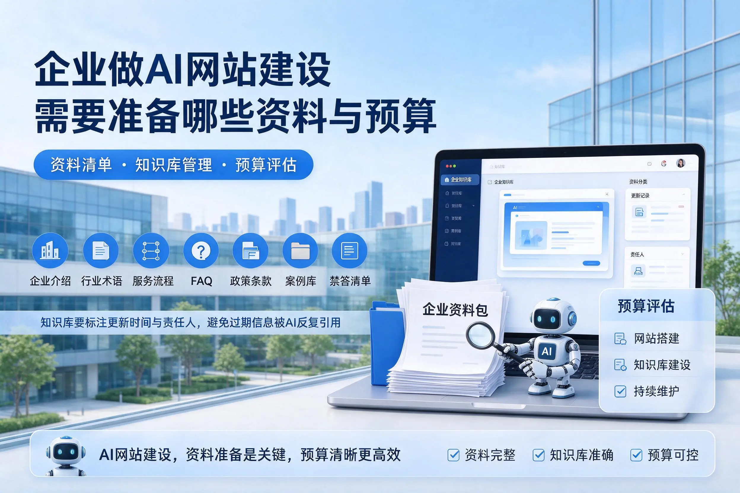 恩施企业做AI网站建设需要准备哪些资料与预算