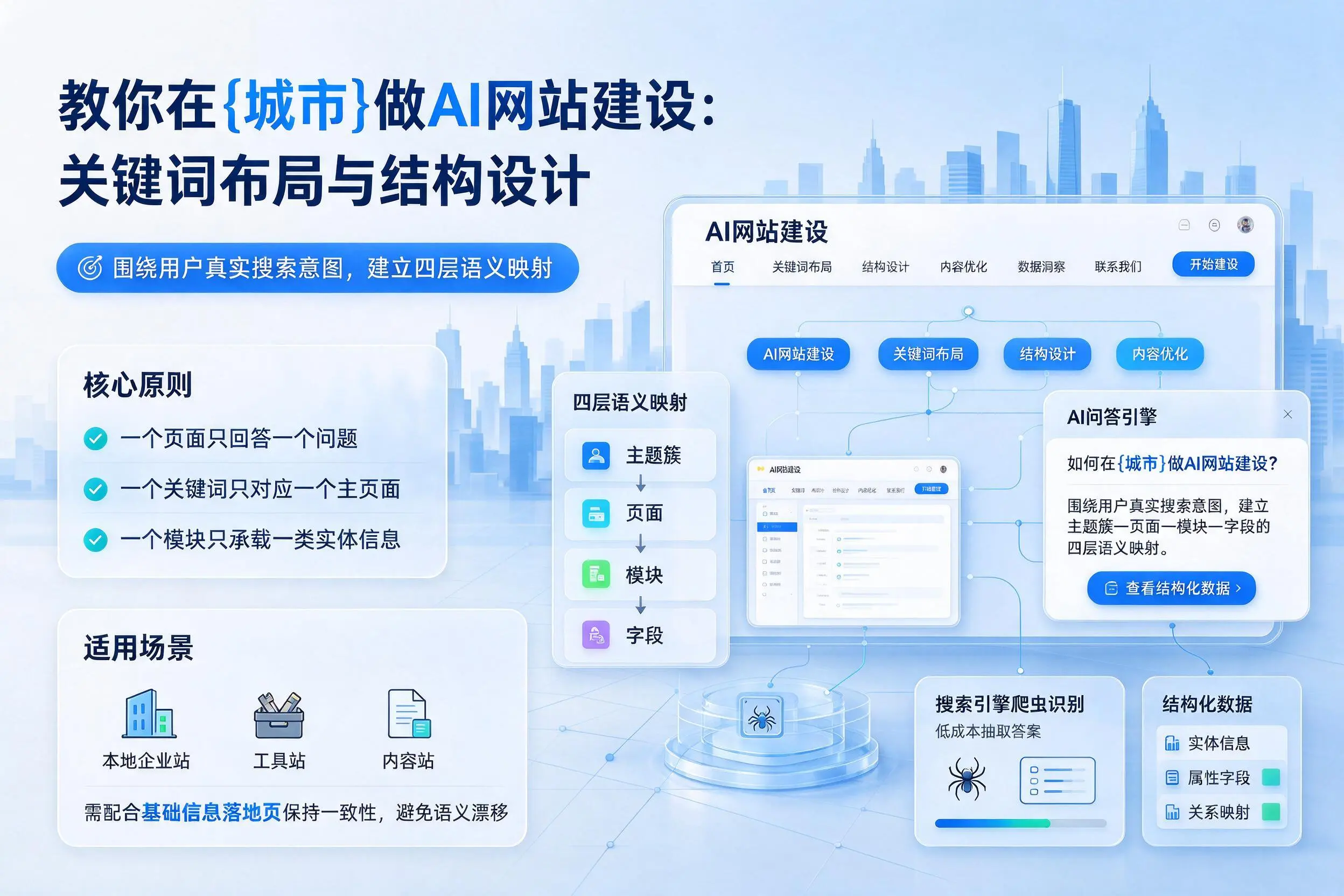教你在恩施做AI网站建设：关键词布局与结构设计